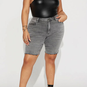Shorts de Mezclilla para Mujer a Precio de Fábrica, Casuales, de Alta Calidad, Cintura Alta, Personalizados, Rectos, de Verano, Secado Rápido, Impermeables, Lavados - Product Image 6