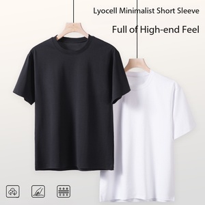 Camiseta de Verano para <span class=keywords><strong>Hombre</strong></span>, Cuello Redondo, <span class=keywords><strong>Manga</strong></span> <span class=keywords><strong>Corta</strong></span>, Lisa, Informal, 220, con Logotipo Personalizado Bordado, Precio de Fábrica de Bangladesh y China - Product Image 4