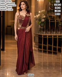 Emerald Elegance <b>saree</b> - Product Image 2