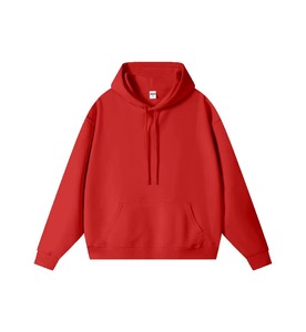 เสื้อฮู้ดสีชมพูแบบยูนิเซ็กซ์ ทรงโอเวอร์ไซส์ ผ้าฝ้ายเฟรนช์เทอร์รี่ สวมใส่สบายๆ สำหรับฤดูใบไม้ร่วง มีกระเป๋า - Product Image 4