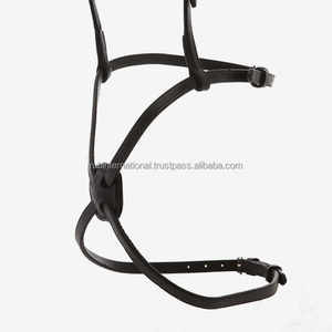 Noseband de Roma de cuero doble para carreras de caballos Productos ecuestres occidentales disponibles para la venta para montar a caballo indio - Product Image 4