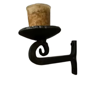Porte-bougie en fer forgé à la main, robuste, pour la vente en gros - Product Image 1