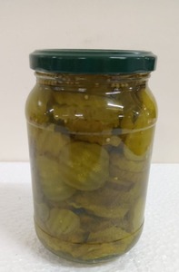 Rebanadas de pepinillos encurvados en conserva para hamburguesas - Product Image 3
