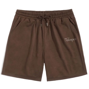Pantalones Cortos Deportivos Casuales de Verano para Hombre, con Logotipo Personalizado, Ropa de Gimnasio, Diseño Sólido, Venta al Por Mayor, 100% Algodón, Secado Rápido - Product Image 5