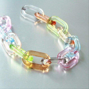 Chaîne décorative murale en bois à maillons, 5 maillons, vente en gros pour la maison, artisanat en résine - Offre spéciale - Product Image 2