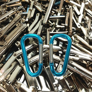 ห่วงเกี่ยวนิรภัยม้วนป้ายโลหะทำจากไต้หวันพร้อมคลิปอุปกรณ์เสริมสายรัด PVC - Product Image 5