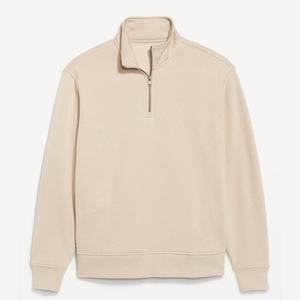 Sudaderas con cremallera para hombre al por mayor, de algodón y forro polar, con cremallera de un cuarto, corte holgado, para marcas de streetwear estadounidenses - Product Image 6