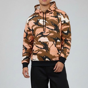 <b>Men's</b> Custom Logo Print Pullover <b>Camo</b> Hooded Sweatshirt Oversize Pullover <b>Hoodies</b> In Reasonable Price - Product Image 3