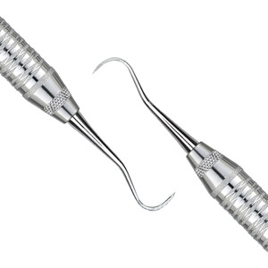 204S Raspador Posterior Tipo Sierra de Doble Extremo con Mango Hueco de 10mm, Instrumento Dental Quirúrgico de Acero Inoxidable Esterilizable para Dentistas - Product Image 2