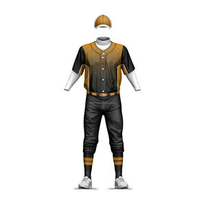 Uniformes de Béisbol 2026, Venta Caliente, Conjuntos de Poliéster Personalizados, Nuevo Estilo, Transpirables, de Secado Rápido, Colores y Tallas Personalizadas para Hombre Adulto - Product Image 3