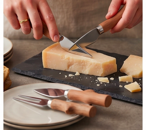 Cheese Spreader Cutter In Stainless Steel With Stylish Wooden Handle Perfect <b>For</b> Elegant Dining Weddings And Party Tableware - Product Image 5