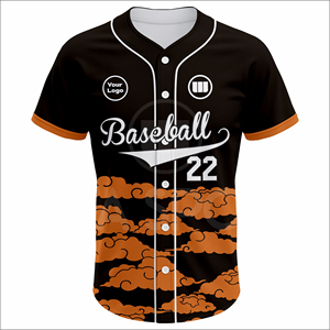 ชุดเสื้อเบสบอลแบบมืออาชีพสั่งทำพิเศษ น้ำหนักเบา แห้งเร็ว ระบายอากาศได้ดี ชุดยูนิฟอร์มทีมแบบซับลิเมชั่น ผู้จัดจำหน่ายขายส่ง - Product Image 2