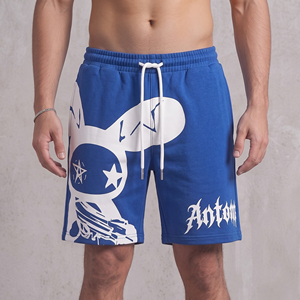 Pantalones Cortos Deportivos para Hombre, Diseño Nuevo, Logotipo Personalizado, Transpirables, Ecológicos, de Secado Rápido, Estilo Casual, Estilo Urbano, con Cordón Ajustable, 100% - Product Image 6