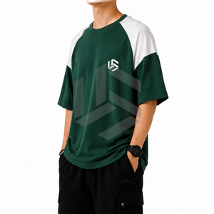 T-shirt Homme Oversize à Imprimé Géométrique Manches Courtes Col Rond Formel Streetwear Vert Blanc Respirant Tricoté Polyester Numérique - Product Image 6