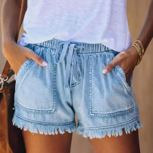 Shorts de Mezclilla para Mujer al por Mayor, Precio Económico, OEM, Casuales, a la Moda, Tendencia 2026, Directo de Fábrica - Product Image 3