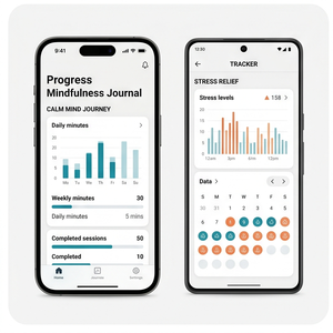 Aplicación RoyalCraft Mindfulness Coach: Meditación guiada, calma mental, entrenamiento de concentración y bienestar diario IOS/Android/Linux/Mac - Product Image 3