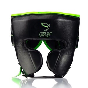 Ensemble d'entraînement de boxe complet : Gants en cuir véritable à doigts entiers, fermeture à lacets, protège-tête, protège-glandes, kit professionnel pour adultes - Product Image 3