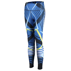 Leggings de sport taille haute pour femme, effet froncé aux fesses, imprimé par sublimation, longueur intégrale - Product Image 1