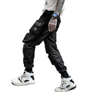 2025 Techwear Style Vintage Punk Hip Hop Casual High-quality Waterproof Elastic Waist Lightweight Multi-Pocket Cargo Joggers - Product Image 5