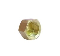 Écrou hexagonal en laiton usiné CNC, fixation filetée de précision pour applications industrielles