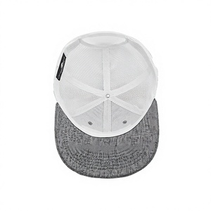 Gorra de camionero de malla blanca estructurada en color de diseño personalizable, estilo de calle joven y de tendencia, hecha a mano en el fabricante de Vietnam - Product Image 4