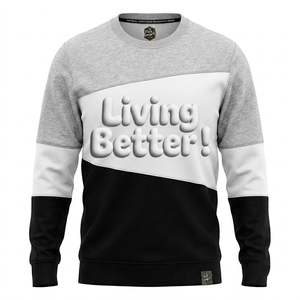 เสื้อสเวตเชิ้ตน้ำหนักเบาแบบใหม่ปี 2026 ขายส่ง เสื้อเปล่าเรียบๆ พิมพ์ลายได้ ทรงโอเวอร์ไซส์ เสื้อสปอร์ตผู้ชาย พิมพ์ลายพัฟฟ์ มีจำหน่ายแล้ว - Product Image 1
