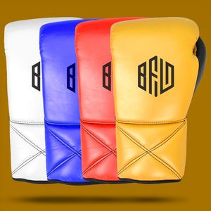 Guantes de Boxeo para Entrenamiento Profesional, Sparring y Venta al por Mayor, Guantes de Competición Profesionales con Cordones en Cuero Genuino - Product Image 6