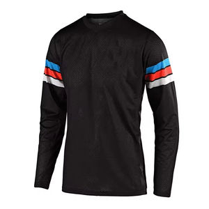 <b>Top</b> Sale Custom Made <b>Plus</b> <b>Size</b> Anti-UV % Polyester <b>Mesh</b> Quick Dry Long Sleeve Dirt Bike Motocross Racing Jersey - Product Image 3