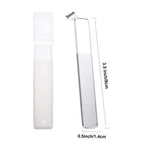 Professional <b>Glass</b> Nail <b>File</b> 240 Grit Double-Sided Reusable Sandpaper Nail Care Tool with High and Good Quality - Product Image 6