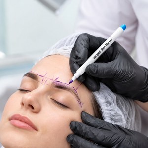 Marqueur cutané médical non toxique à base d'eau, encre chirurgicale imperméable effaçable doublement pour les procédures esthétiques - Product Image 6