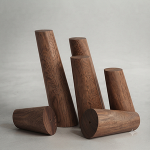 Patas de Sofá de Madera Maciza Premium, Patas de Madera Personalizadas para Muebles, Diseño Contemporáneo, Resistentes, Fácil Instalación, OEM - Product Image 1