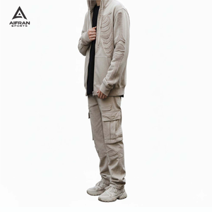 Sudadera con Capucha AIFRAN 3D con Diseño de Esqueleto, 100% Algodón Texturizado, Forro Polar Suave y Transpirable, Sudadera de Invierno con Logotipo Personalizado al por Mayor - Product Image 5