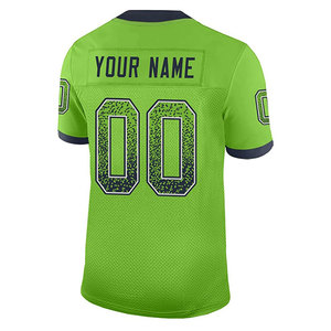 <b>Top</b> Quality Custom American Football Jersey Sublimated Mesh Short Sleeve Breathable Teamwear Apparel American Football Jersey - Product Image 4