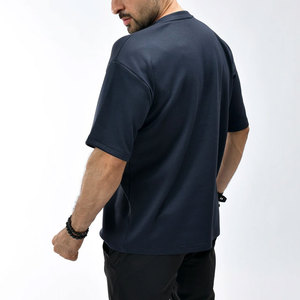 Ropa Deportiva, Camiseta Deportiva Lisa de Secado Rápido, Manga Corta, 100% Algodón, Ecológica, Transpirable, Corte Regular, Verano - Product Image 5