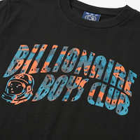 T-shirt graphique BBC Street Bold Heritage Distressed Number Print Billionaire Boys Club, vêtements de créateur, t-shirt noir