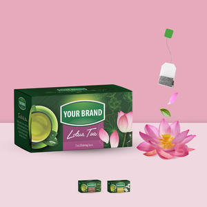 Sachets de thé vert biodégradables de première qualité avec étiquette personnalisée, thé aux herbes, 12 sachets par boîte, emballage de thé - Product Image 6
