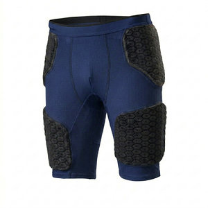 Pantalones de Protección para Fútbol Americano para Hombre, Pantalones Cortos con Almohadillas Integradas, Cordón Ajustable, Equipo de Entrenamiento - Product Image 3