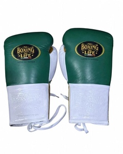 ถุงมือชกมวย MMA แบบผูกเชือก No Boxing No Life Pro Style หนังแท้ กันลื่น ป้องกันน้ำเหงื่อ ระบายอากาศได้ดี ปรับแต่งได้ - Product Image 1