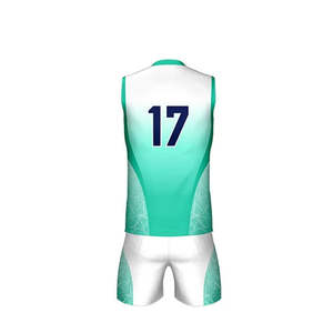 ชุดวอลเลย์บอลทีมแบบกำหนดเองได้ น้ำหนักเบา ผลิตจากโพลีเอสเตอร์ 100% ระบายอากาศได้ดี พร้อมโลโก้แบบกำหนดเอง ออกแบบ OEM - Product Image 2