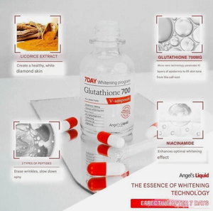 Ampolla Blanqueadora Angel's Liquid Glutathione 700V con Niacinamida, 7 Días de Efecto Aclarante, Sérum Antienvejecimiento para Manchas Oscuras y Piel Radiante - Product Image 4
