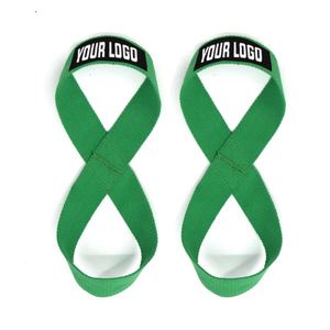 Correas de Muñeca Personalizadas con Logotipo al por Mayor, Correas en Forma de 8, Correas de Protección para Muñeca, Correas Ajustables de Cuero para Gimnasio - Product Image 2