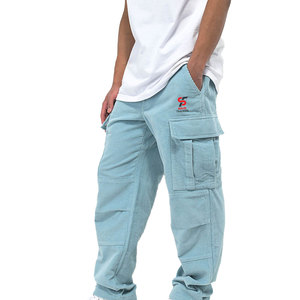 Pantalon cargo et pantalon de travail Solid Trader en textile de haute qualité, design ergonomique, ceinture souple, poches cargo à rabat sécurisées, doux et confortable - Product Image 3