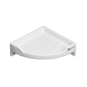 Estante Esquinero de 12 Pulgadas para Baño, Ahorra Espacio, Organizador de Metal y Madera Resistente a la Oxidación para Lavabo Grande - Product Image 1