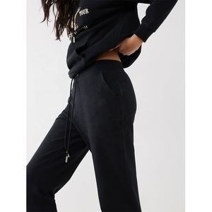 Survêtement décontracté en molleton surdimensionné pour femme, avec logo personnalisé, sweat à capuche à manches longues, poche kangourou, coupe classique - Product Image 3