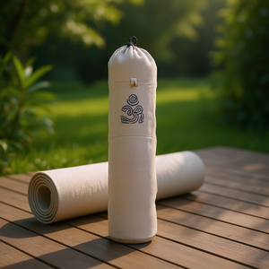กระเป๋าใส่เสื่อโยคะผ้าฝ้ายพิมพ์ลาย 100% - Product Image 3