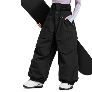 Adults Unisex Waterproof <b>Wool</b> Insulated Ski <b>Pants</b> Windproof Snowboard Cargo Trousers Winter Outdoor Sports OEM Wholesale - Product Image 5