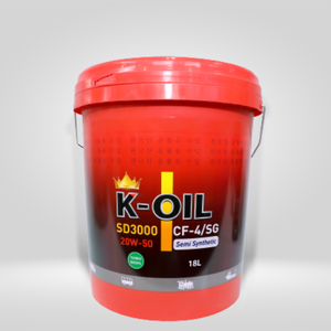 น้ำมันเครื่องดีเซล K-OIL SD3000 เกรด 20W50 API CF-4 ราคาถูก มี OEM สำหรับรถบรรทุกขนาดใหญ่และน้ำหนักเกิน - Product Image 1