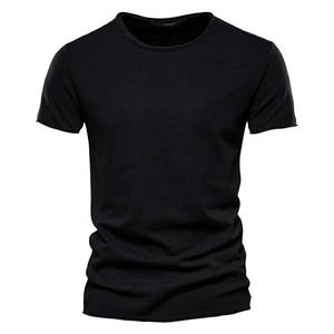 New Arrival Customized 100% Cotton Men's Summer T-Shirt Casual Print Design Soft Fitness Style for Man - Product Image 2