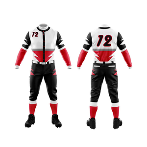 Custom Adult Men's <b>Baseball</b> Uniform Mesh Moisture-Wicking Anti-Bacterial Breathable 100% Polyester Fabric Full Sleeves - Product Image 6