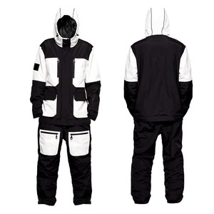 Traje de Esquí para Adultos, Cálido e Impermeable, Mono de Nieve de Una Pieza |   Sudadera con Capucha y Cremallera, Colores Personalizados, Logotipo, Precio de Fábrica, Diseño Gratuito, Maqueta - Product Image 3